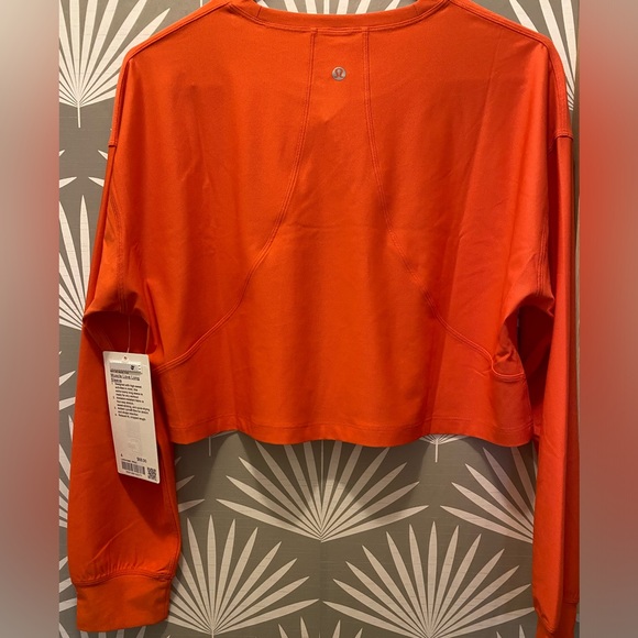 NWT Lululemon Muscle Love Long Sleeve Color Pink Punch size 4 NWOT - Picture 3 of 7
